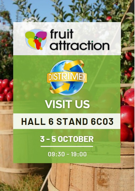 Prochain rendez-vous : Fruit Attraction du 3 au 5 octobre 2023 à Madrid !